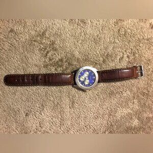 VINTAGE NAUTICA MENS TWO TONE WATCH DAY/DATE